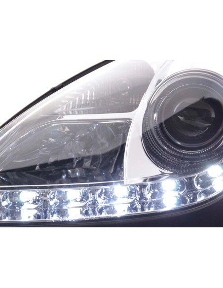 Fari Daylight Luci diurne a LED Mercedes SLK R171 cromate
