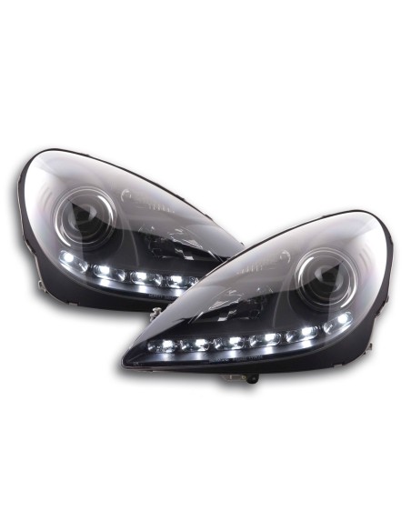 Fari Daylight Luci diurne a LED Mercedes SLK R171 nere