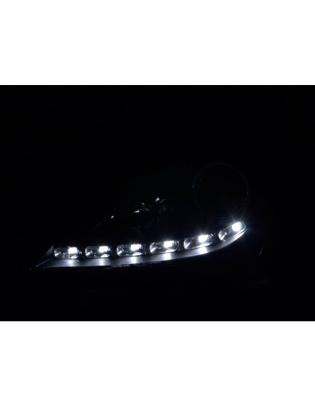 Fari Daylight Luci diurne a LED Mercedes SLK R171 nere