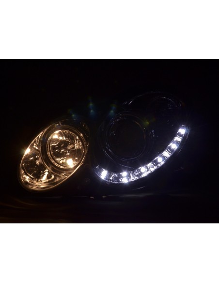 Faro Daylight LED DRL look Mercedes CLK W209 04-09 cromato