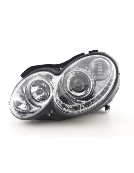 Faro Daylight LED DRL look Mercedes CLK W209 04-09 cromato