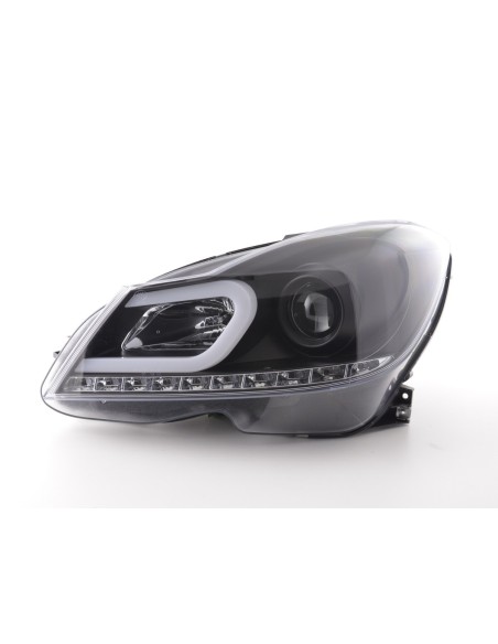 Daylight faro LED DRL look Mercedes Classe C W204 11-14 nero
