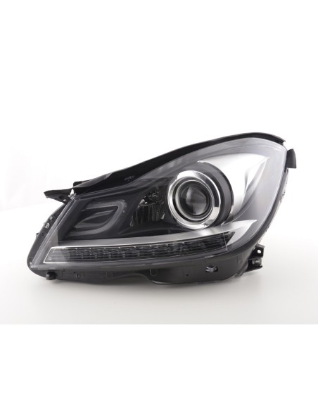 Daylight faro LED DRL look Mercedes Classe C (204) 2011-2014 nero