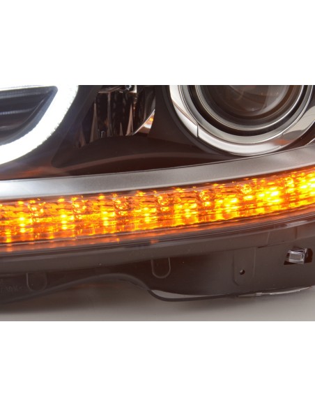 Daylight faro LED DRL look Mercedes Classe C (204) 2011-2014 nero