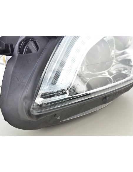 Faro Daylight LED DRL look Mercedes-Benz Classe S (221) 05-09 cromato