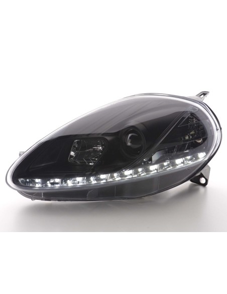 Faro Daylight Luci diurne a LED Fiat Grande Punto 199 nero