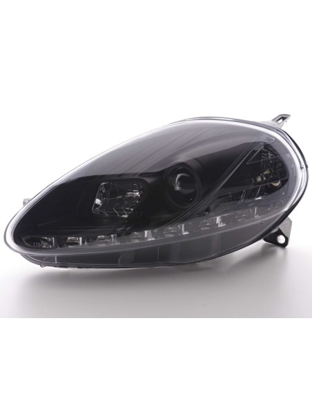 Faro Daylight Luci diurne a LED Fiat Grande Punto 199 nero
