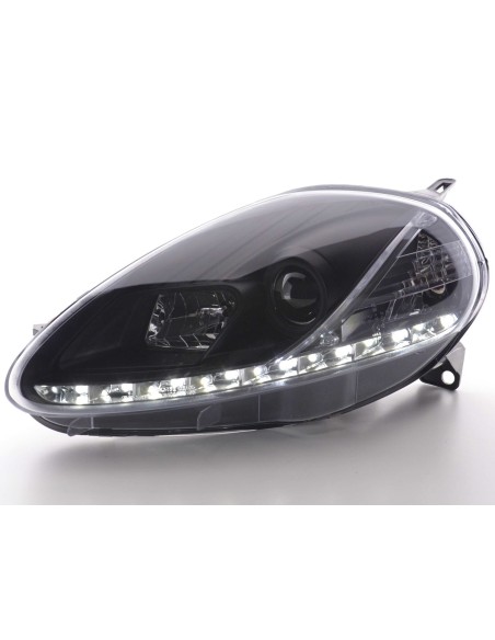 Faro Daylight Luci diurne a LED Fiat Grande Punto 199 nero