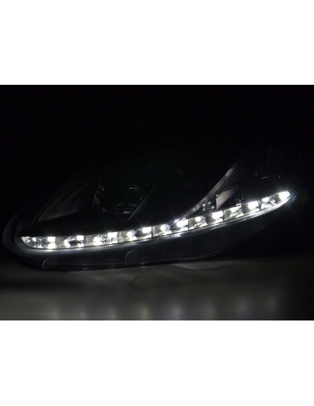 Faro Daylight Luci diurne a LED Fiat Grande Punto 199 nero