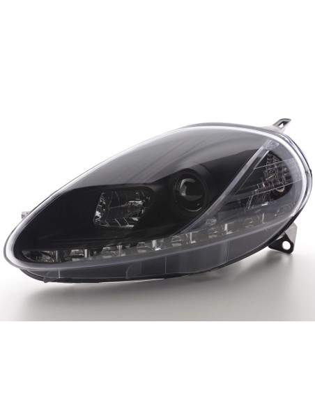 Faro Daylight Luci diurne a LED Fiat Grande Punto 199 nero