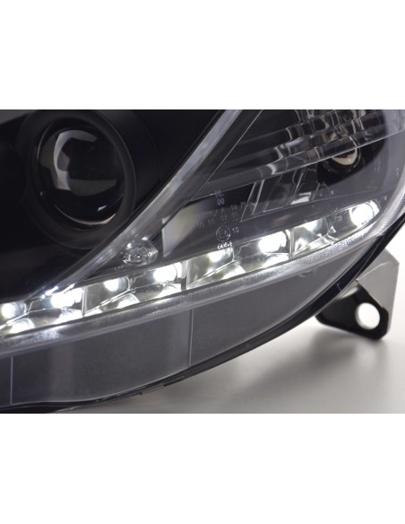 Faro Daylight Luci diurne a LED Fiat Grande Punto 199 nero