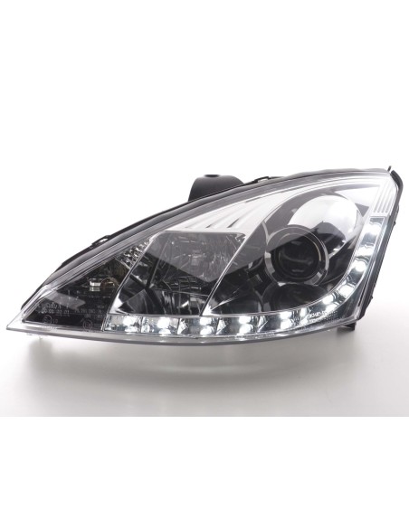 Faro diurno Luci di marcia diurna a LED Ford Focus 1 C170 cromate