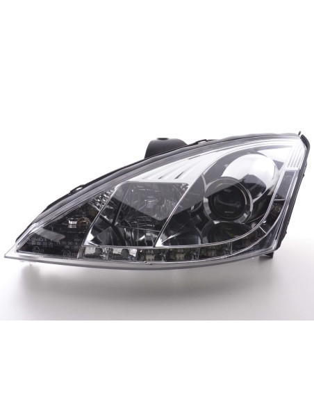 Faro diurno Luci di marcia diurna a LED Ford Focus 1 C170 cromate