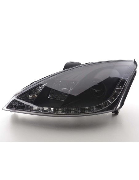 Faro Daylight Luci di marcia diurna a LED Ford Focus 1 C170 nero