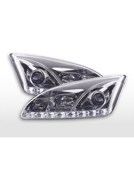 Faro diurno Luci di marcia diurna a LED Ford Focus 2 C307 cromate