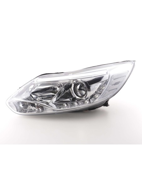 Faro Daylight LED DRL look Ford Focus 3 2010- cromato
