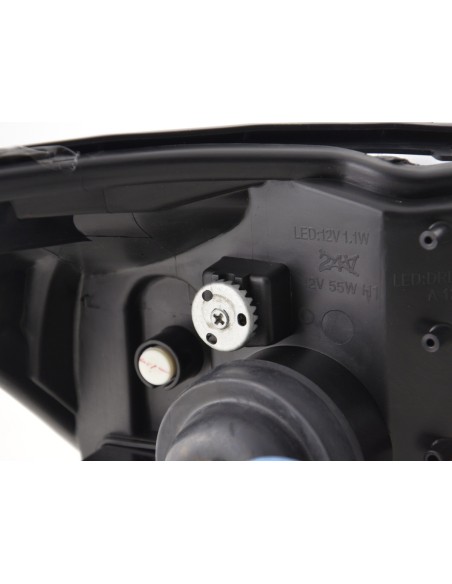 Daylight faro LED DRL look Ford Focus 3/4/5 porte. 01-04 cromato per veicoli con guida a destra