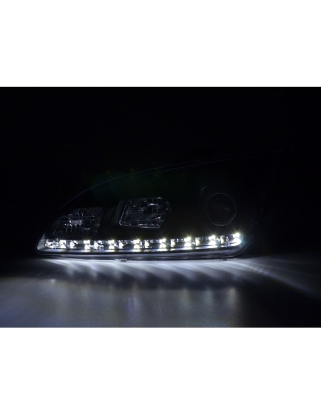 Daylight faro LED DRL look Ford Focus 4/5 porte. 05-08 nero per veicoli con guida a destra