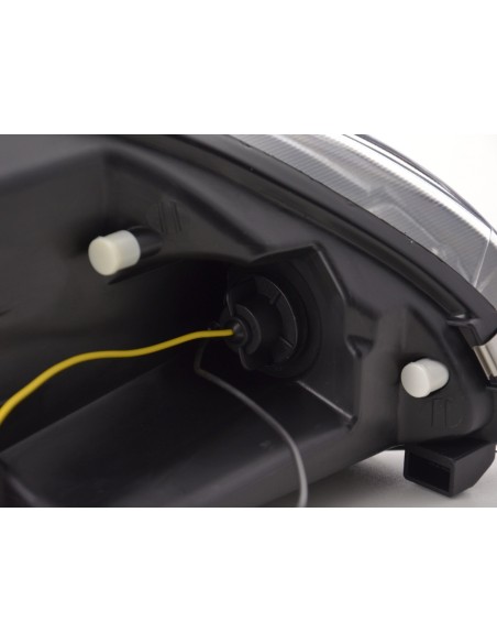 Daylight faro LED DRL look Ford Focus 4/5 porte. 05-08 nero per veicoli con guida a destra