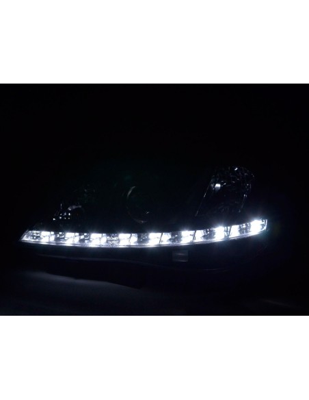 Faro Daylight Luci di marcia diurna a LED Opel Corsa C 01-06 nero