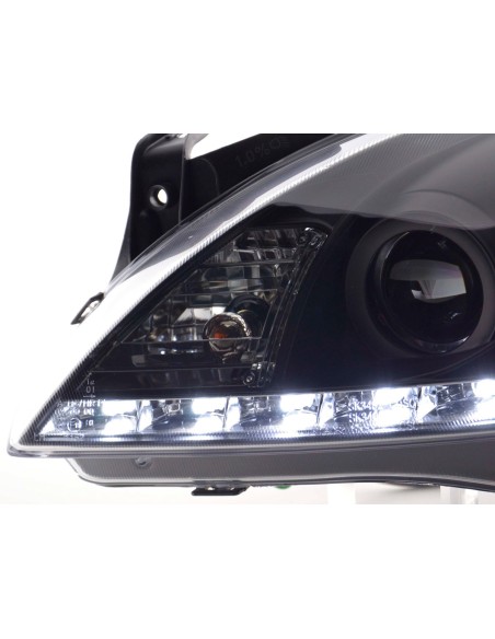 Faro Daylight Luci di marcia diurna a LED Opel Corsa C 01-06 nero