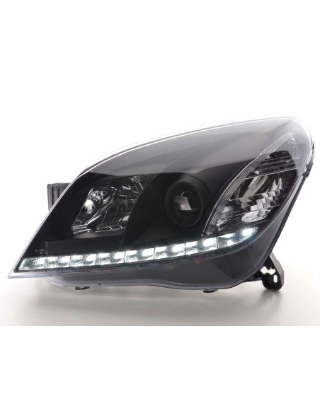 Faro Daylight Luci di marcia diurna a LED Opel Astra H 2004-2009 nero