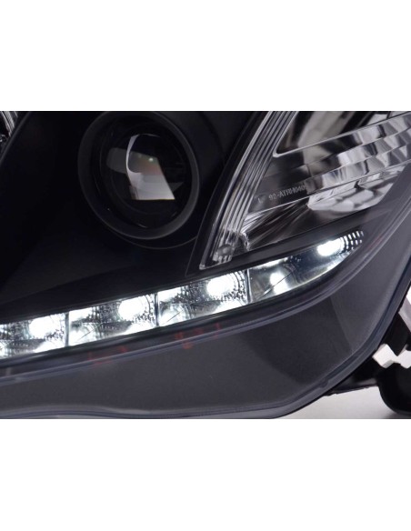 Faro Daylight Luci di marcia diurna a LED Opel Astra H 2004-2009 nero