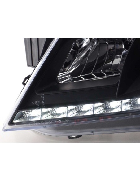 Faro Daylight Luci di marcia diurna a LED Opel Astra H 2004-2009 nero