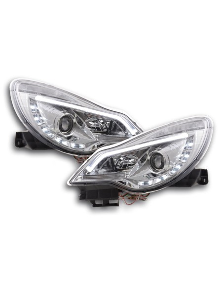 Faro Daylight Luci di marcia diurna a LED Opel Corsa D dal 2011 cromate