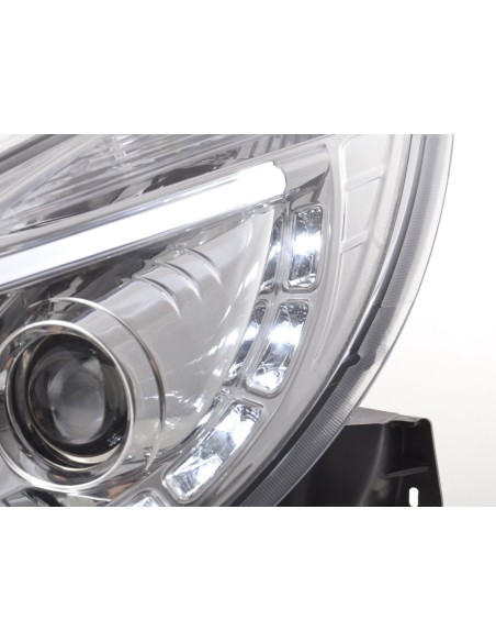 Faro Daylight Luci di marcia diurna a LED Opel Corsa D dal 2011 cromate