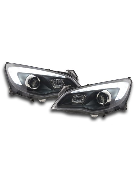Set faro Opel Astra J 5 porte 2009-2012 nero modello asiatico