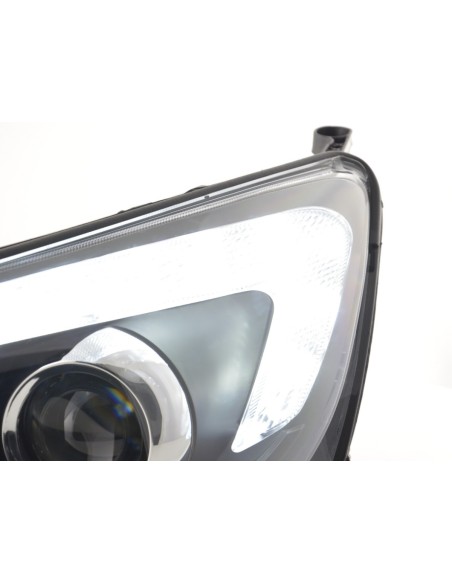 Set faro Opel Astra J 5 porte 2009-2012 nero modello asiatico