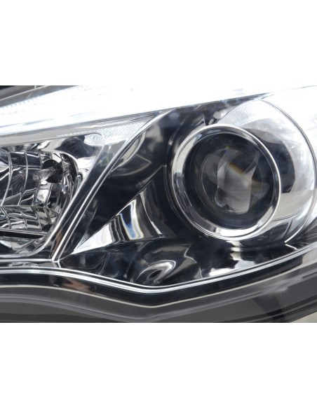 Set faro Opel Astra J 5 porte 2009-2012 cromato modello Asia