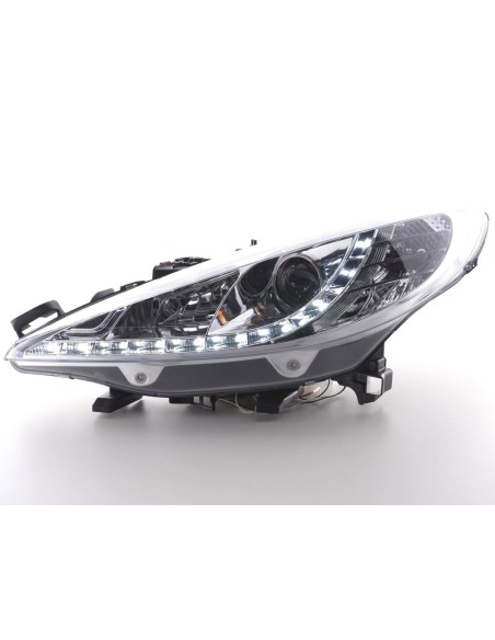 Fari Daylight Luci di marcia diurna a LED Peugeot 207 06- cromato