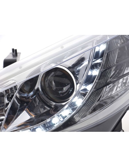 Fari Daylight Luci di marcia diurna a LED Peugeot 207 06- cromato