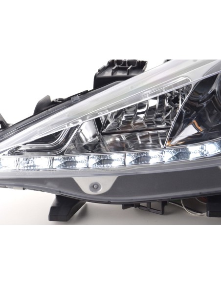 Fari Daylight Luci di marcia diurna a LED Peugeot 207 06- cromato