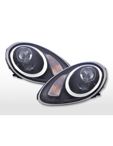 Faro Daylight LED DRL look Porsche Boxster (987) 04-08 nero