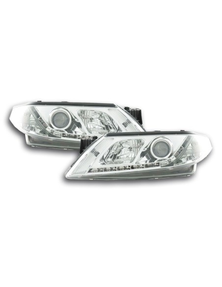 Faro Daylight LED DRL look Renault Laguna (tipo G) 01-05 cromato