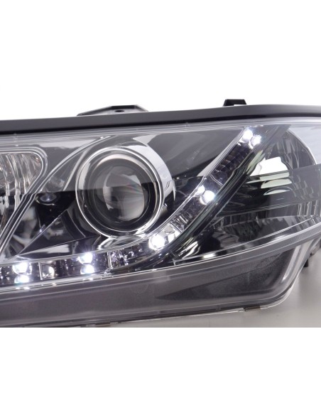 Faro Daylight LED DRL look Renault Laguna (tipo G) 01-05 cromato