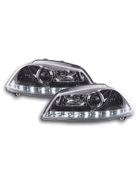 Fari Daylight Luci di marcia diurna a LED Seat Ibiza 3 6L 02-08 cromato