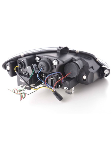 Faro diurno Luci di marcia diurna a LED Seat Leon 1P 09- nero