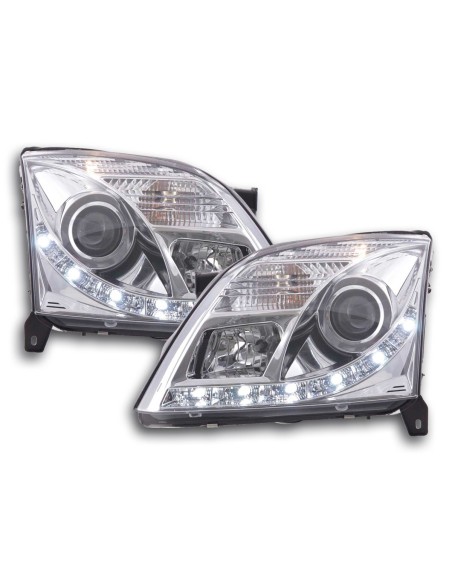 Fari Daylight Luci di marcia diurna a LED Opel Vectra C 2002-2005 cromate