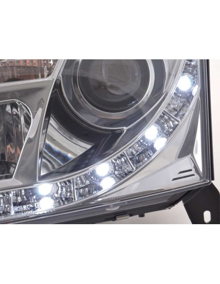 Fari Daylight Luci di marcia diurna a LED Opel Vectra C 2002-2005 cromate