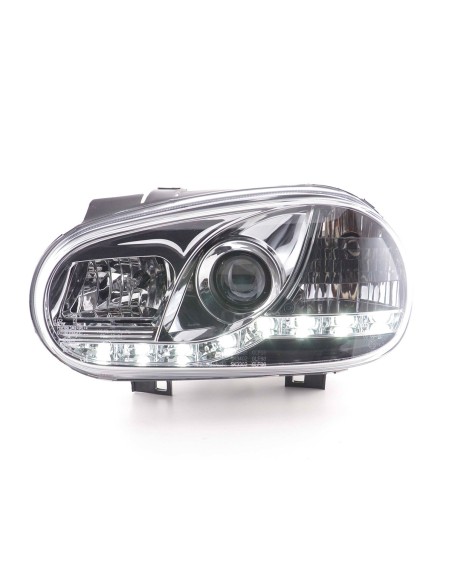 Fari Daylight Luci di marcia diurna a LED VW Golf 4 97-03 cromate