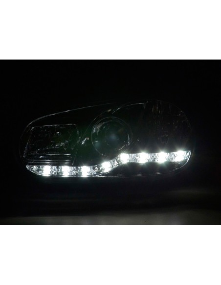 Fari Daylight Luci di marcia diurna a LED VW Golf 4 97-03 cromate