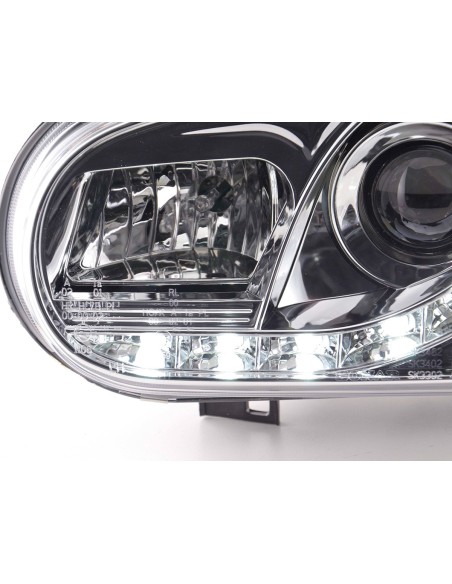 Fari Daylight Luci di marcia diurna a LED VW Golf 4 97-03 cromate