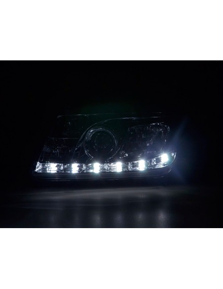 Faro diurno Luci di marcia diurna a LED VW Bora 98-05 cromate