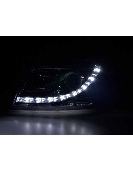 Fari Daylight Luci di marcia diurna a LED VW Bus T5 03-09 cromato