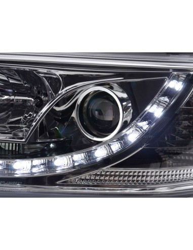 Fari Daylight Luci di marcia diurna a LED VW Bus T5 03-09 cromato