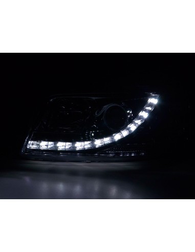 Fari Daylight Luci di marcia diurna a LED VW Bus T5 03-09 cromato